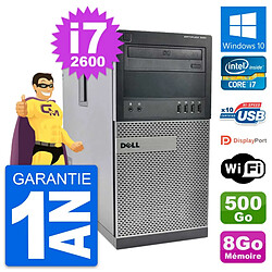 PC Tour Dell OptiPlex 990 Intel i7-2600 RAM 8Go Disque Dur 500Go Windows 10 Wifi · Occasion 