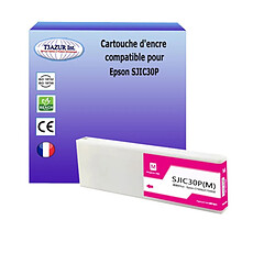 T3Azur Cartouche d'encre pigmentée compatible avec Epson TM-C7500G, TM-C7500GE, SJIC30P Magenta 