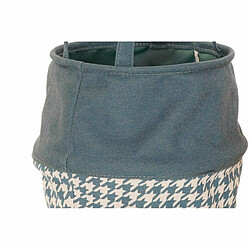 Avis Panier à linge DKD Home Decor Pied de coq Jaune Gris Gris foncé 28 x 28 x 28 cm (3 Unités)