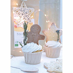 Avis Scrapcooking Préparation + embosseur bois pour biscuits sapins chocolatés