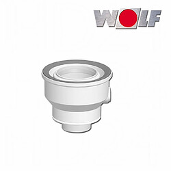 Wolf 2651733 - Adaptateur du conduit d?air/échappement DN60/100 à DN80/125