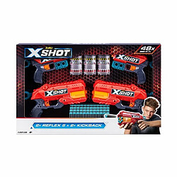 Ludendo Coffret Excel Combot 4 blasters reflex et Kickback - X Shot