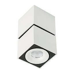 Avis Luminaire Center Plafonnier spot technique et moderne Sevilla Square Ceiling 3000K Blanc noir