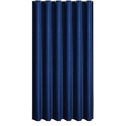 Universal Rideau de douche polyester normal imperméable bleu marine simple rideau de douche (180x200cm) (bleu)