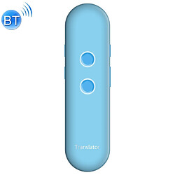 Wewoo Traducteur électronique T4 Portable AI Smart Voice Translator Traduction en temps réel de soutien de machine de de voyage d'affaires 42 langues bleu