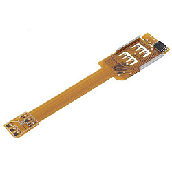 Universal Adaptateur de carte Mobile Phone Double Dual SIM Utilisez deux SIM pour Samsung