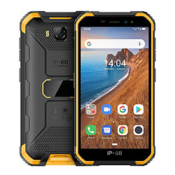 Yonis Smartphone Incassable Dual SIM 5" + SD 8Go Smartphone Incassable Android 9.0 Dual SIM 3G AntiChoc 5 Pouces 2Go+16Go IP69 Orange + SD 8Go YONIS