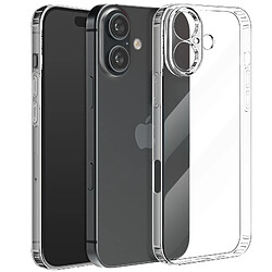 Avizar Coque pour iPhone 16 Épaisseur 1.5mm Caméra protégée Transparent