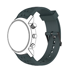 Wewoo Bracelet pour montre connectée Dragonne de remplacement en silicone SUUNTO Terra bleu marine