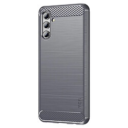 Coque en TPU MOFI motif en fibre de carbone gris pour votre Samsung Galaxy A13 5G