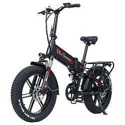 Vélo électrique RANDRIDE YX20M Moteur 1000 W Roues en alliage Vélo électrique RANDRIDE YX20M Moteur 1000 W Vitesse maximale 45 km/h Batterie 48 V 17 Ah Portée maximale 80-90 km 20 x 4,0 '' Pneus larges à une roue Charge 150 kg Roues en alliage Shimano à 7 vitesses