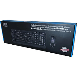 WKB-1320CB-FR, Adesso Desktop Antimicrobial Wireless Desktop Keyboard and Mouse (AZERTY)