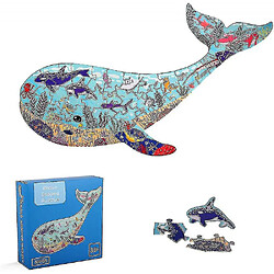 Universal 50 pièces en forme de baleine seaworld plancher puzzle puzzle cadeau 