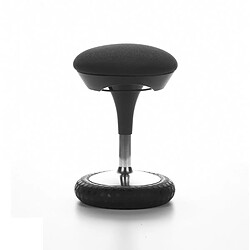 Topstar Siège wellness / Tabouret SITNESS 20, tissu noir, chromé 