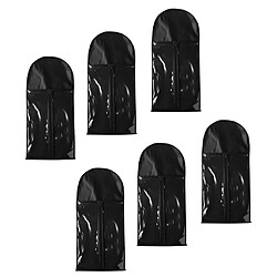 6 Pcs Anti-Poussière Extensions De Cheveux Perruque Stand Sac De Rangement Titulaire Cas Protecteur Poche de stockage de perruque