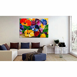 Paris Prix Tableau Imprimé Spring Pansies 40 x 60 cm