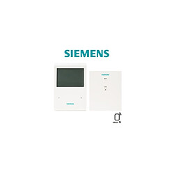 Kit RF Thermostat d'ambiance programmable sans fil Siemens RDE100.1RFS