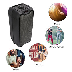 Acheter ComfortXL Enceinte sans fil double haut-parleur 4 pouces avec microphone - support pour clé usb et carte mémoire - haut-parleur subwoofer pour la maison et le camping en plein air