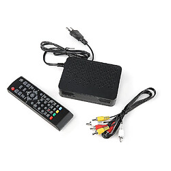 Universal Vidéo numérique haute définition Broadasting Receiver terrestre DVB-T2 Black