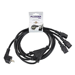 Câble d'alimentation 3 IEC Femelles - PC16 2m40 Elite Plugger