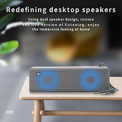 Universal Portable Bluetooth haut-parleurs haute puissance Soundbar Subwoofer HIFI pour ordinateur Smart Phone radio Centre de musique Système sonore sans fil | Haut-parleurs portables (bleu) pas cher