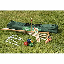 Traditional Garden Games Set de croquet familial en bois.