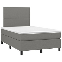 Avis Sommier à lattes,Cadre à lattes de lit et matelas et LED pour Adulte Gris foncé 120x200 cm -MN64179