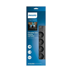 Philips surge protector 2m SPN7040BA/60 Black