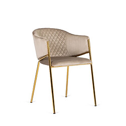 Vivaldi Chaise INNES Beige Velours