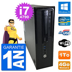 PC HP ProDesk 400 G1 SFF Intel i7-4790 RAM 4Go Disque Dur 1To Windows 10 Wifi · Occasion 