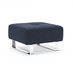 Inside 75 INNOVATION LIVING Pouf design CASSIUS DELUXE EXCESS 65*65 cm tissu Mixed Dance Blue