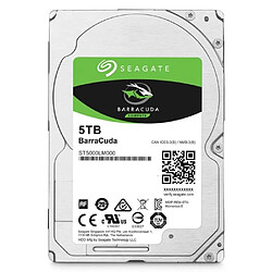 Seagate Technology Disque dur Seagate Barracuda ST5000LM000 5TB 5400 rpm 2,5" 5 TB 2,5"