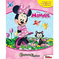 Atma DISNEY MINNIE 12 figurines et un tapis de jeu - Livre cartonné de 10 pages - Fille - 3 ans