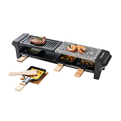 Appareil à raclette 4 personnes 800w + pierre à griller - ARG200BW - BESTRON