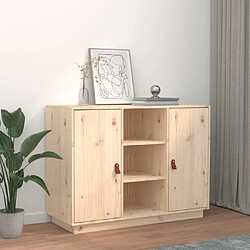 Maison Chic Buffet,Meuble de Rangement,commode pour salon,Cuisine 100x40x75 cm Bois massif de pin -MN78987