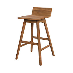 Rendez Vous Deco Chaise de bar Greta en bois de teck 72,5 cm 