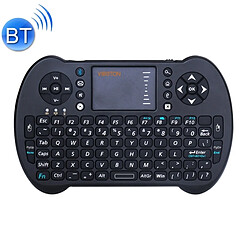 Wewoo Pour ordinateur portable, de noir bureau, TV, STB S501 2.4GHz Mini sans fil Bluetooth QWERTY complet clavier avec Touchpad et contrôle multimédia 