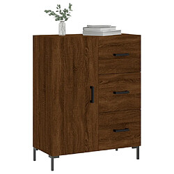 Avis Maison Chic Buffet,Meuble de Rangement,commode pour salon,Cuisine chêne marron 69,5x34x90 cm bois d'ingénierie -MN86498