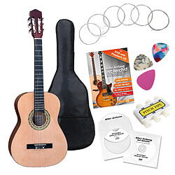 Classic Cantabile AS-861 Guitare de Concert 3/4 Ensemble Apprentissage 