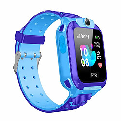 Riffi Riff Q12 See Me Wi-Fi / Sim GPS Tracking Montre pour enfants avec appel vocal et caméra de chat Bleu 