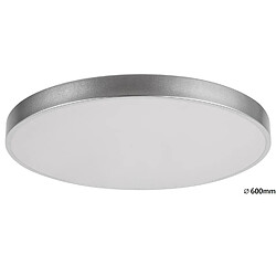 Plafonnier Tesia, ind. Ceil. Rabalux LED 60W, argent, 60cm 