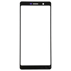 Wewoo Pièce Détachée Vitre écran extérieur 10 PCS pour Nokia 7 Plus (noir)