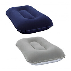 Ac-Deco Lot de 2 oreillers ergonomiques floqués - L 48 cm x l 30 x H 10 cm - Lot aléatoire