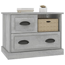 Acheter Maison Chic Table de chevet,Table de nuit,Table d'appoint pour salon gris béton 60x39x45 cm -MN96019