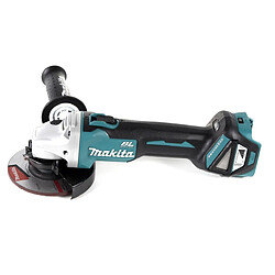 Makita DGA 511 RF1J Meuleuse d'angle sans fil 18V 125mm Brushless + 1x Batterie 3,0Ah + Chargeur + Coffret Makpac