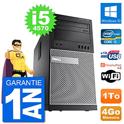 PC Tour Dell 9020 Intel Core i5-4570 RAM 4Go Disque Dur 1To Windows 10 Wifi - Occasion