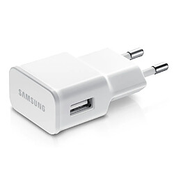 Chargeur Secteur Samsung Blanc - ETA-U90EBE USB 2.0 - 5V 2A 