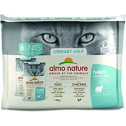 almo nature Daily Fonctionnelle Multipack urinaire Support-Complete Wet Cat Nourriture (6 X70g)