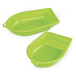 Ac-Deco Set de 2 bac à sable bateau - L 118 x l 79 x H 22 cm - Vert