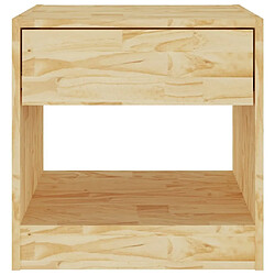 Acheter Maison Chic Table de chevet, Table de Nuit, Meuble de Rangement 40x31x40 cm bois de pin massif